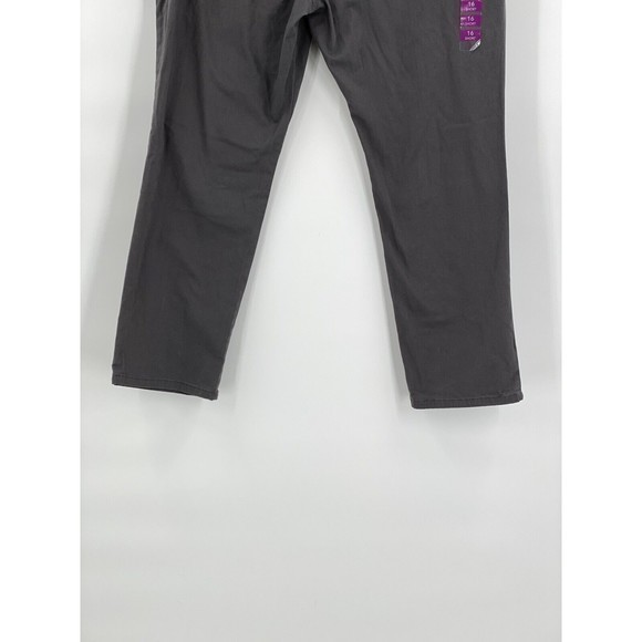 GLORIA VANDERBILT NWT Amanda‎ 2.0 Women's 16 Short Khaki Original Slimming Jean - Picture 5 of 7